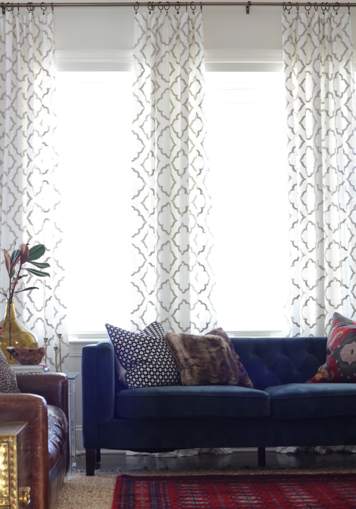 living room curtain panels