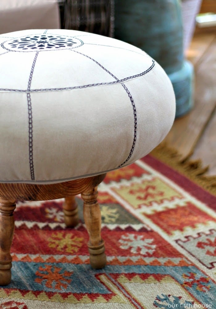got 5 minutes? – “upholstered” footstool