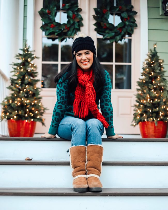 Christmas Front Porch Decor - Our Fifth House