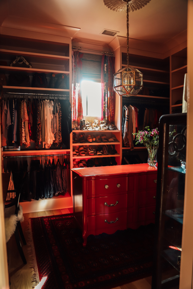 Adding a Boho Vibe to My Closet with Recycled Silk Sari Curtain Panels