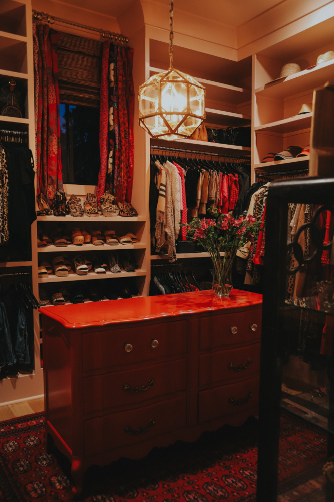 Adding a Boho Vibe to My Closet with Recycled Silk Sari Curtain Panels